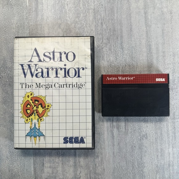 Other - Astro Warrior (Sega Master, 1986) No Manual - Tested